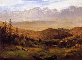 Albert Bierstadt : In the Foothills of the Mountais